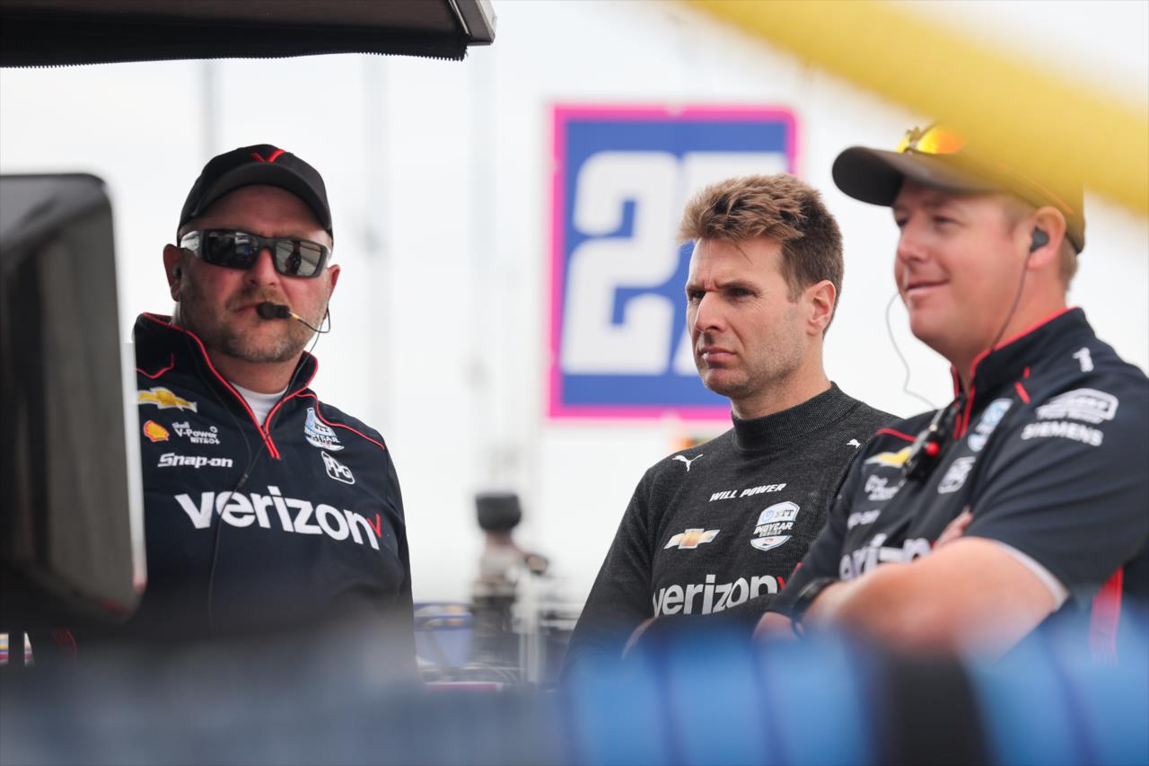 Will Power and Team Penske Crew Members - Firestone Grand Prix of Monterey - By: Chris Owens -- Photo by: Chris Owens
